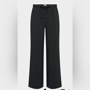 Aritzia Lodge Black Women's Wide-Leg Pants
